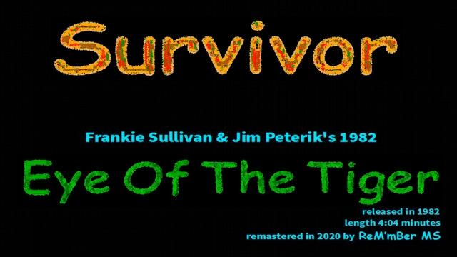 Survivor-Eye Of The Tiger смотреть онлайн