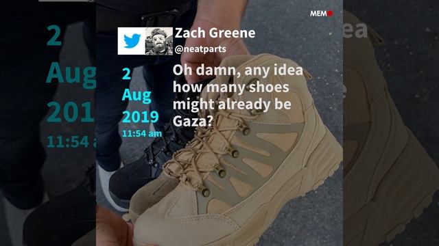 Israel confiscates Gaza-bound shoes, says they are part of 'terror' plot смотреть онлайн