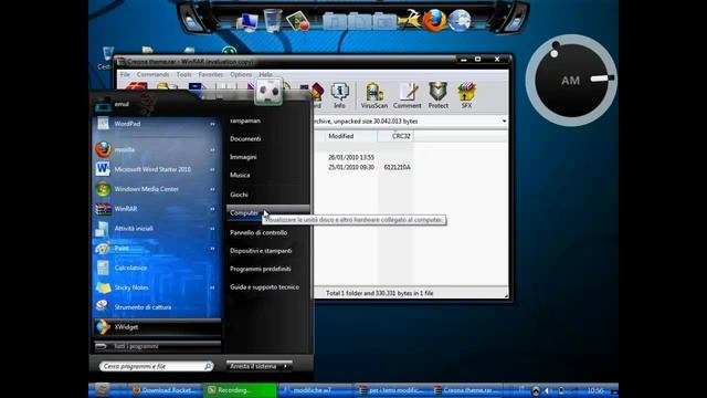 come caricare rocketdock episodio 2 personalizzazione windows 7 смотреть онлайн