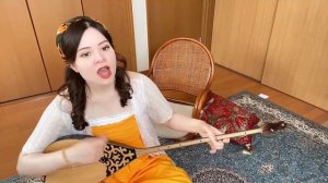 【Kazakh song with the Dombra】Күміс Құман-ай,  Домбра, Казахская песня, Күміс Құмған-ай