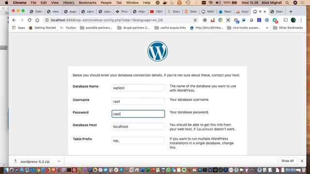 Installing MAMP and Wordpress смотреть онлайн