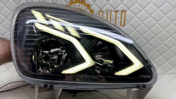 Фары ДХО + поворотник GAZ Газель Бизнес Соболь