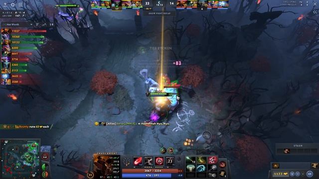 Chaos Knight Dota 2 Arteezy with Tarrasque - Skadi смотреть онлайн