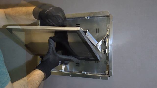 Retrofit wall mount for Crestron TS-1542 touch screen смотреть онлайн