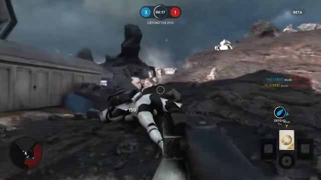 TMG CYBER7 Plays | Star Wars BattleFront BETA (With Cyber Army) "That Fire Rate" смотреть онлайн
