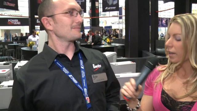 Video: EnerSys shows its new sealed lead acid battery at ProMat 2011 смотреть онлайн