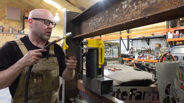 100  Ton Press Brake Build - Vevor Cylinders And Pump - FINAL - Assembly And Testing