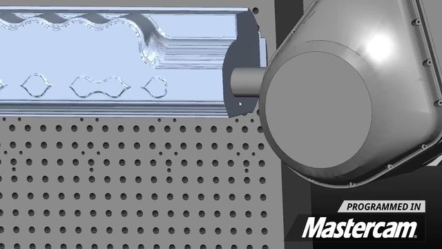 Drilling MONSTER Holes with The KRAKEN on 100 HP Machine 5 AXIS смотреть онлайн