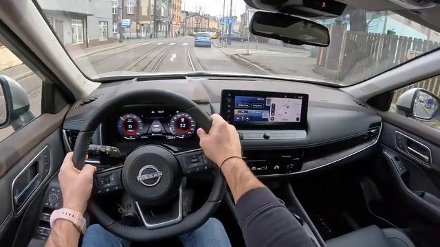 Nissan X Trail e Power 213HP Hybrid 2022 POV Test Drive смотреть онлайн