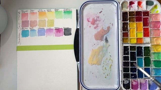 ShinHan Pastel Watercolors - Swatch & Paint Sesh! смотреть онлайн