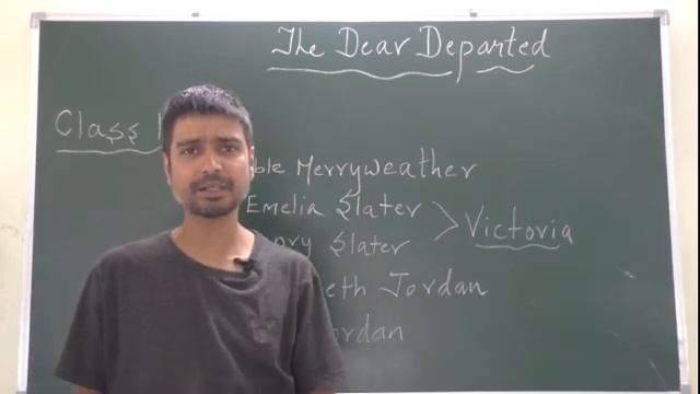 (IN HINDI) "THE DEAR DEPARTED" CLASS 10 ENGLISH CBSE BY KEVIN SIR смотреть онлайн