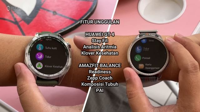 HUAWEI GT 4 VS AMAZFIT BALANCE | FANS JANGAN NGAMOOOK!