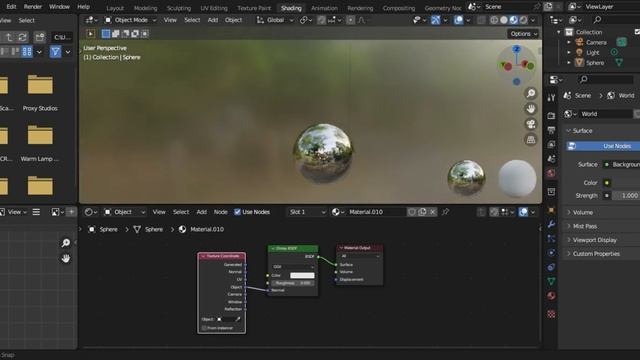 Blender. Glossy BSDF/BSF глянца