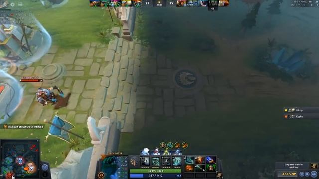 Gorgc Tidehunter Carry In The Most Stupid Game Of Dota 2