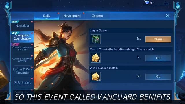 FREE DIAMONDS AND SKIN EVENT VANGUARD BENEFITS😍😍QUEEN MELONA смотреть онлайн