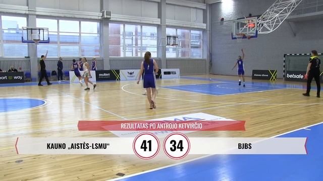 „Smart Way“ MLKL – WBBL: Kauno „Aistės-LSMU“ – Rygos BJBS смотреть онлайн