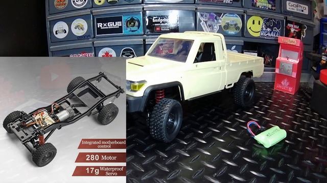 MN82 1:12 Scale Official Licensed Toyota Land Cruiser RC Crawler смотреть онлайн