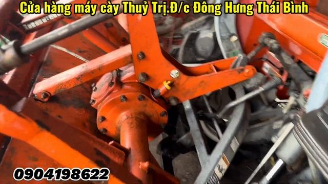 Nx261.Máy cày Kubota Gl 26 mã lực,xới đồng bộ 1m65,hai cầu trợ lực lái.Lán che theo xe смотреть онлайн