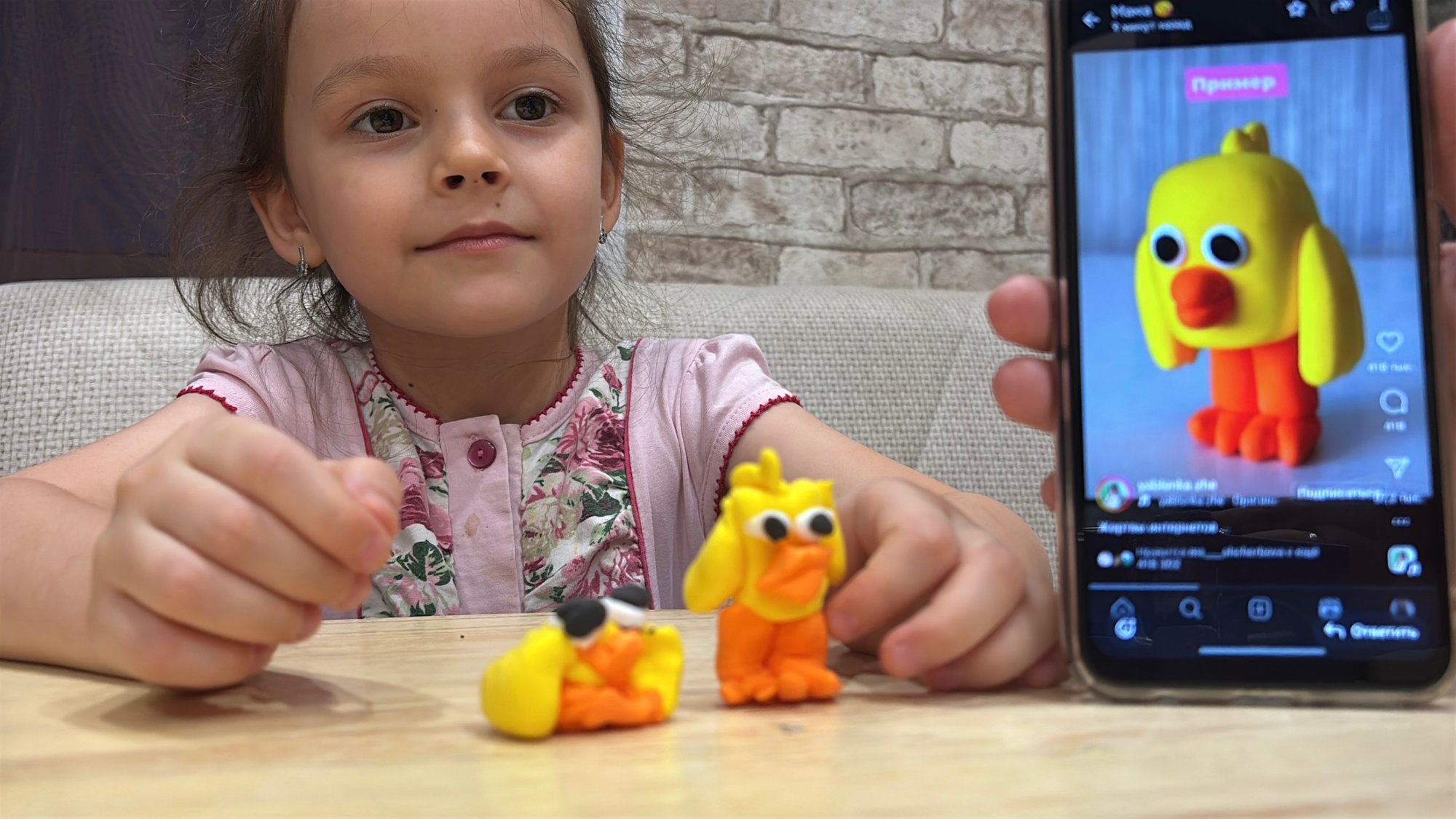 Лепим из пластилина фигурки. ЧЕЛЛЕНДЖ смотреть онлайн