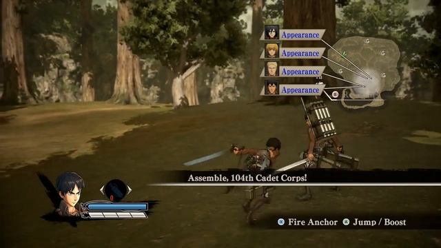Attack On Titan - PC Gameplay - Menu & Tutorial