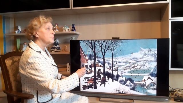 Питер Брейгель Старший "Охотники на снегу" смотреть онлайн