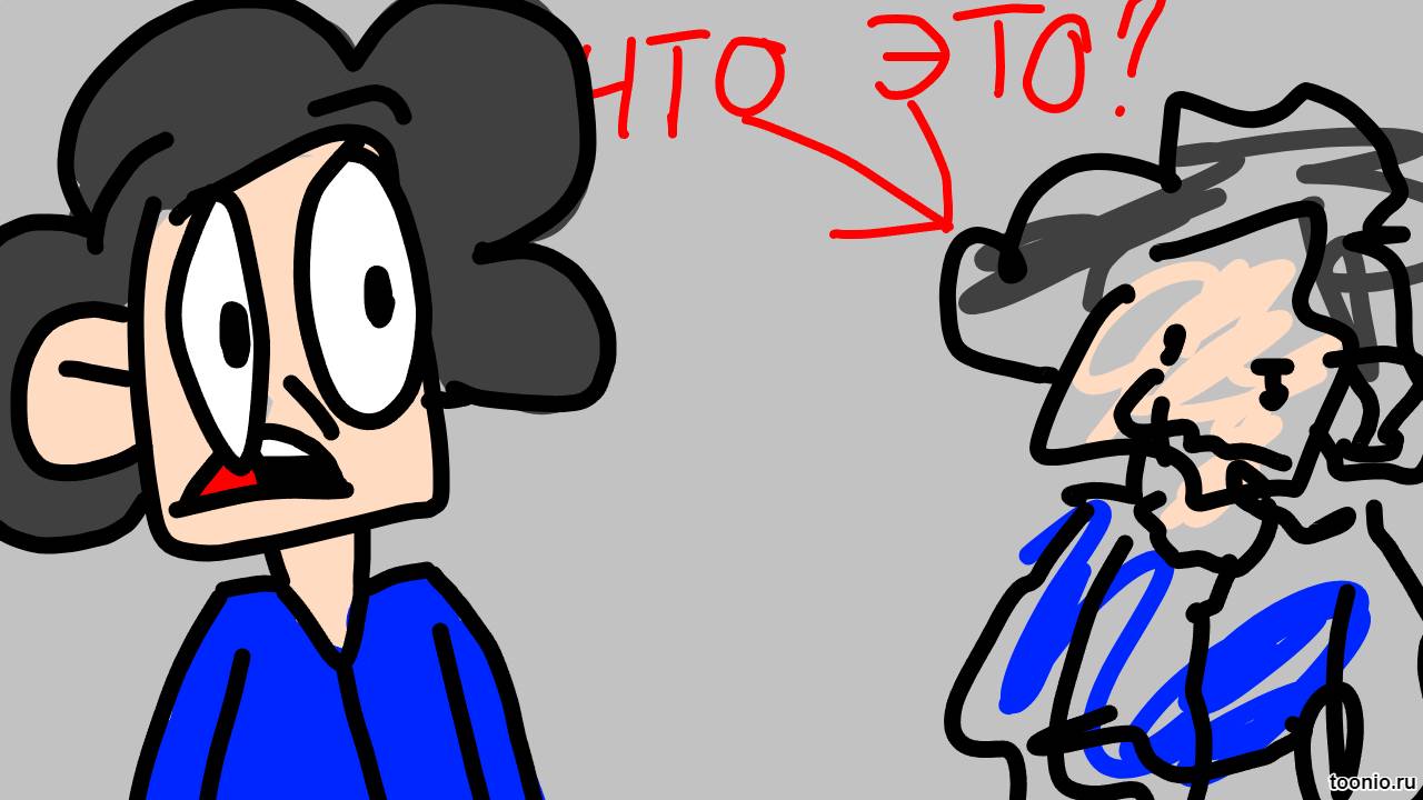 Рисую моего персонажа ногой.... смотреть онлайн