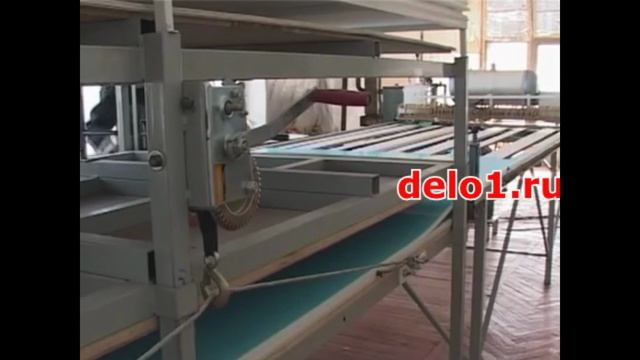 Станок нанесения клея при производстве ПВХ сэндвич панелей. смотреть онлайн