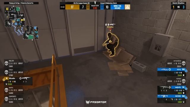LAST CHANCE! sAw vs Eternal Fire - HIGHLIGHTS - ESL Pro League Season 19 l CS2 смотреть онлайн