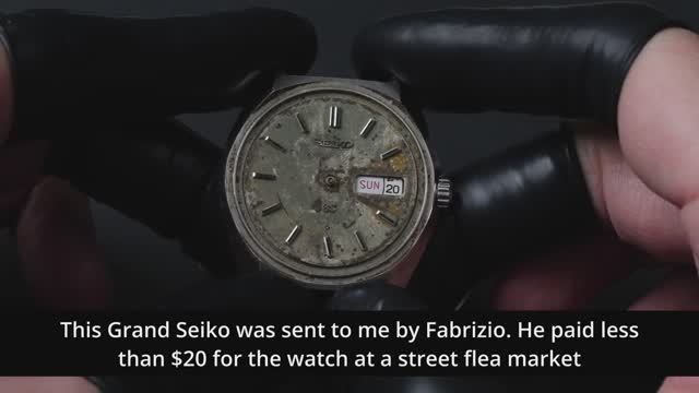 Реставрация часов Grand Seiko смотреть онлайн