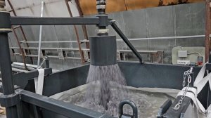 Установка откачки абразивных отходов из ванн-ловушек гидроабразивной резки