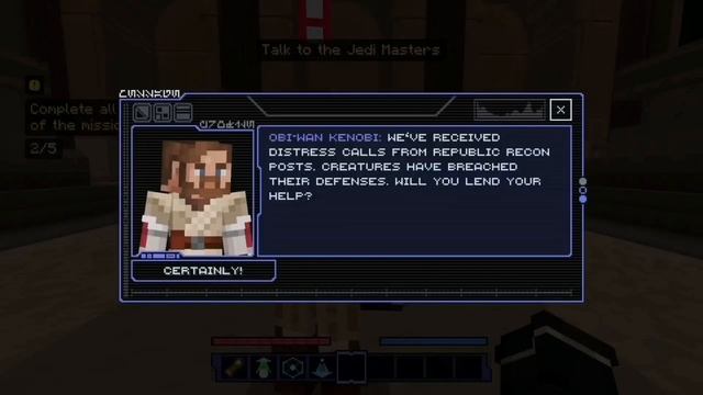 MINECRAFT STAR WARS: Path of the Jedi! Part 1! смотреть онлайн