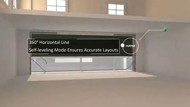 Huepar 2x360 Cross Line Laser, Self-Leveling Green Beam Laser Level Dual Plane Leveling and Review смотреть онлайн