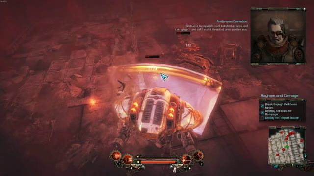 Warhammer Inquisitor Martyr: Crimson Wanderer Vs Chaos Knight Abraxas