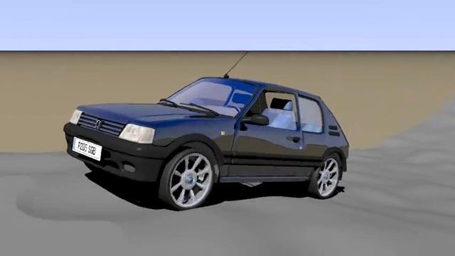 Peugeot 205 suspension simulation смотреть онлайн
