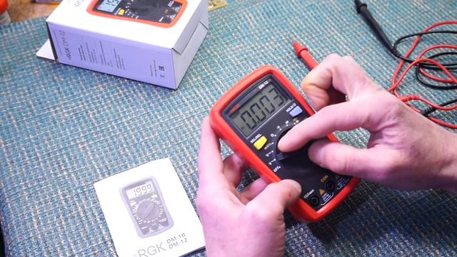 Мультиметр RGK DM-12 смотреть онлайн