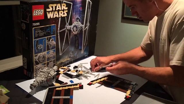 Lego Star Wars TIE fighter build смотреть онлайн