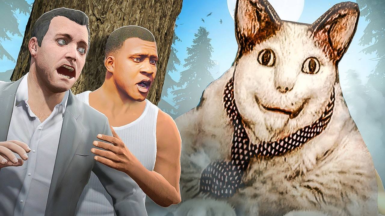 ВЫЖИВАНИЕ против БУ ИСПУГАЛСЯ НЕ БОЙСЯ в ГТА 5! Страшный Мем Кот в GTA 5 смотреть онлайн
