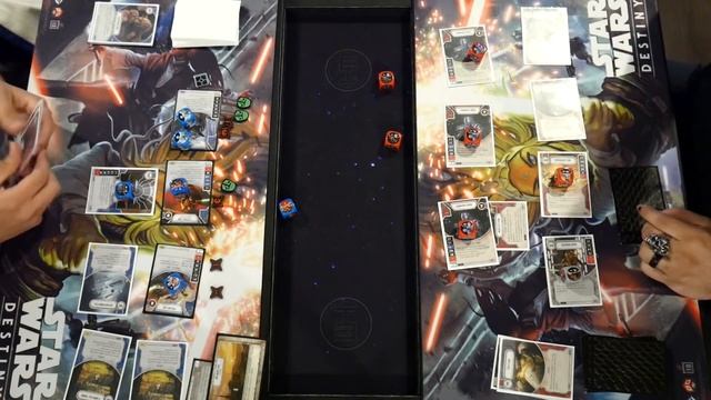 Ahsoka/Yoda/V. Jedi/AON vs Grievous/Commando Droids - IRL Star Wars Destiny Game смотреть онлайн
