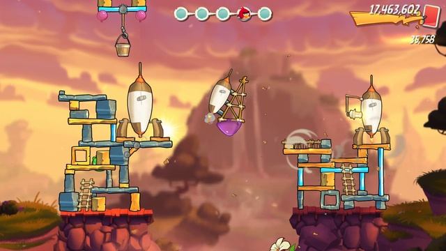 Angry Birds 2 - Level 341 (Cobalt Plateus / Fluttering Heights)