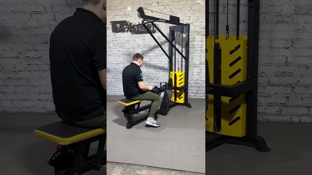 AG-004 — Грузоблочный тренажер Вертикальная + Горизонтальная тяга ｜ www.DEXsport.ru смотреть онлайн