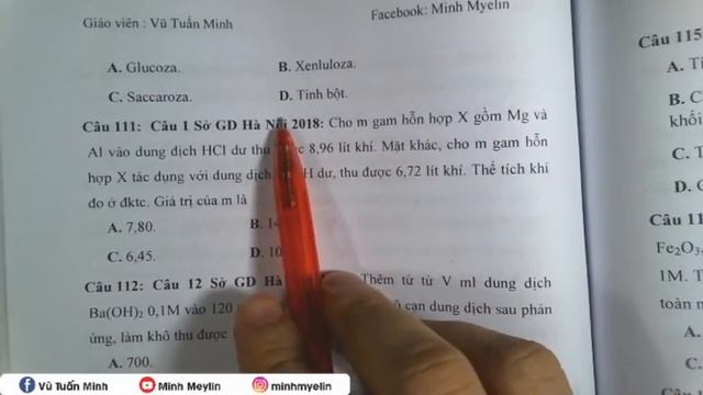 [ Hóa Học ] || 1250 Câu Nhận Biết Thông H iểu Câu 100 - 118 (Sách 2000) || Minh Myelin смотреть онлайн