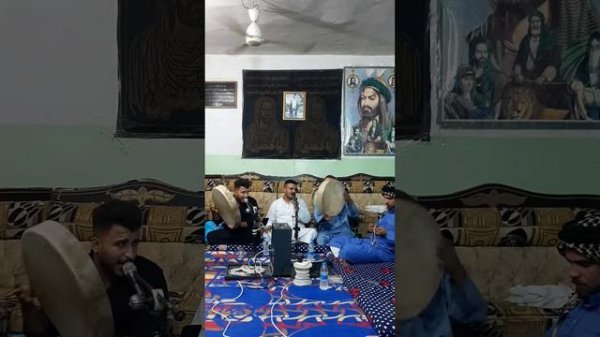 مديح حربي في تكية الشيخ رحمن الشيخ عيسى الرفاعي المداح مصطفى السيد عباس