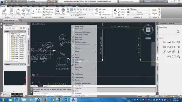 Convert ACAD to Smart PID смотреть онлайн