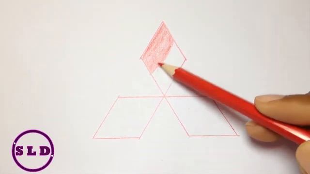 How to Draw the Mitsubishi Logo - Mitsubishi car logo Drawing - SLD смотреть онлайн