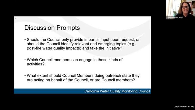 California Water Quality Monitoring Council Meeting - April 5, 2024 смотреть онлайн