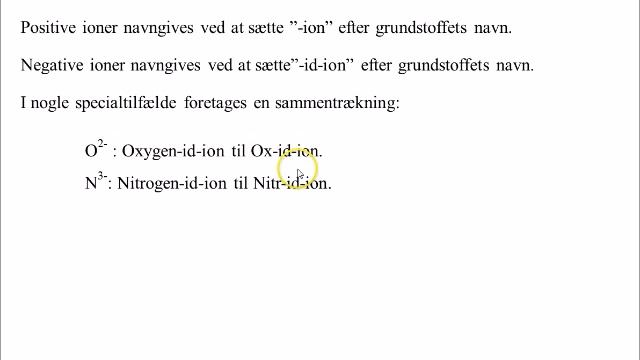 Lektion 5 Ioner og ionforbindelser смотреть онлайн