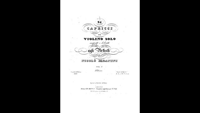 Nicolo Paganini/Никколо Паганини 24 Caprices, Op. 1 No. 24 in A Minor смотреть онлайн