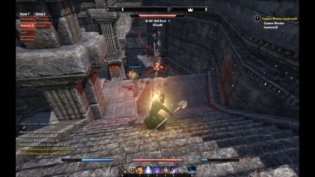 Elder Scrolls Online | [PvP] Capturing Nikel Outpost смотреть онлайн