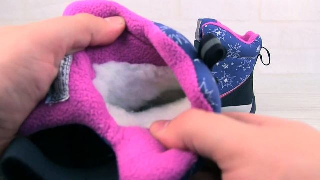 Дитячі термочеревики B&G Termo ZTE22-4/0312 (синій/рожевий). Видео обзор от www.stepiko.com смотреть онлайн