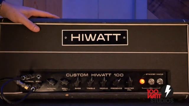 Hi Watt custom 100 amp смотреть онлайн